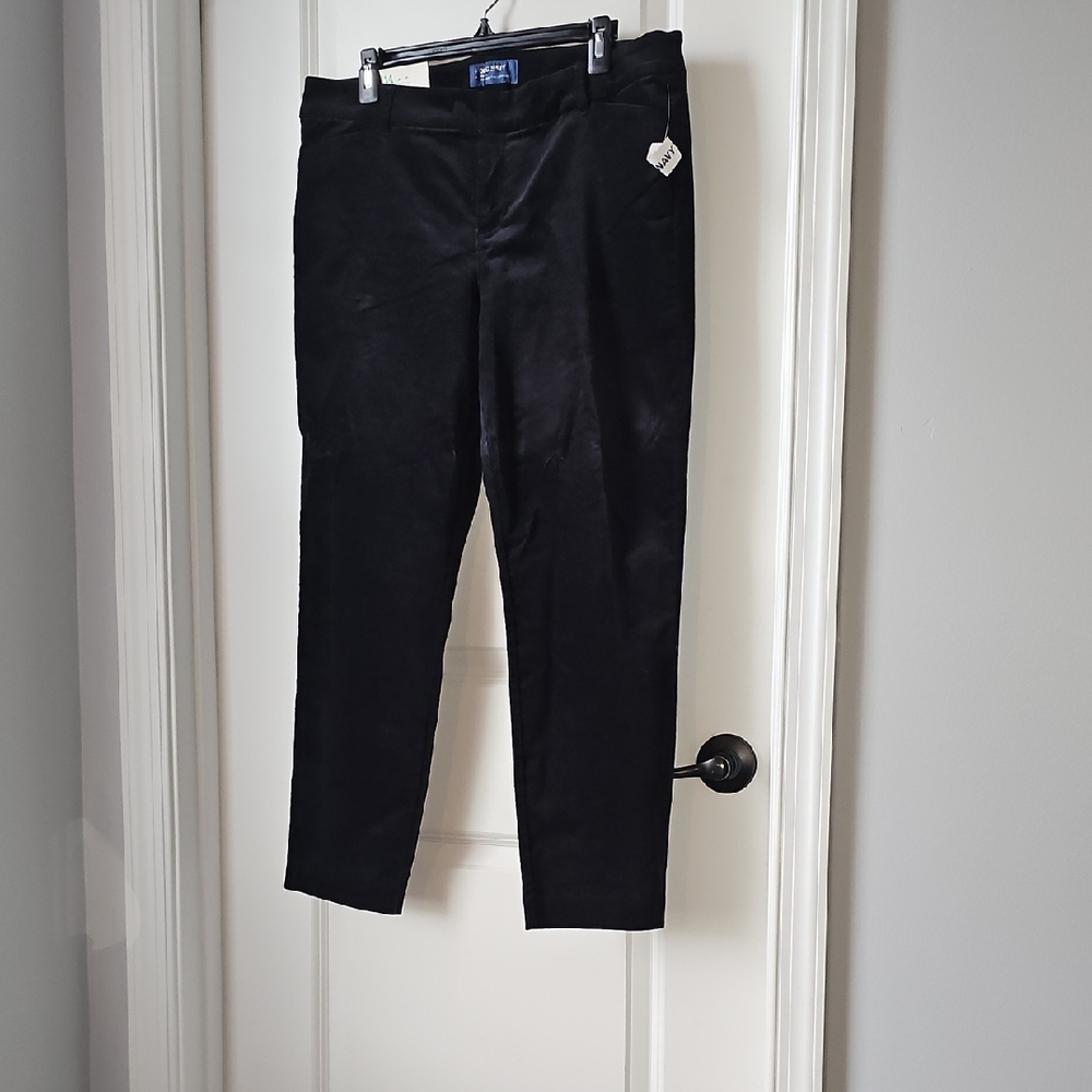 Old Navy Velvet Black Pants